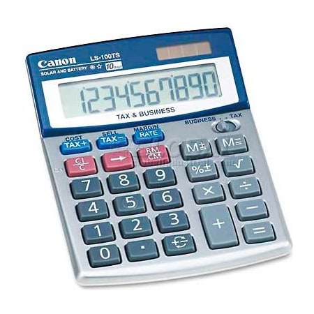 Canon Canon LS100TS Portable Desktop Business Calculator, 10-Digit LCD 5936A028AA****